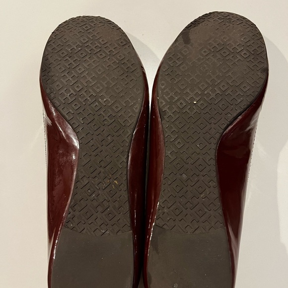 Tory Burch Patent Leather Reva Ballet Flats Size 9.5 B Width - Picture 3 of 8